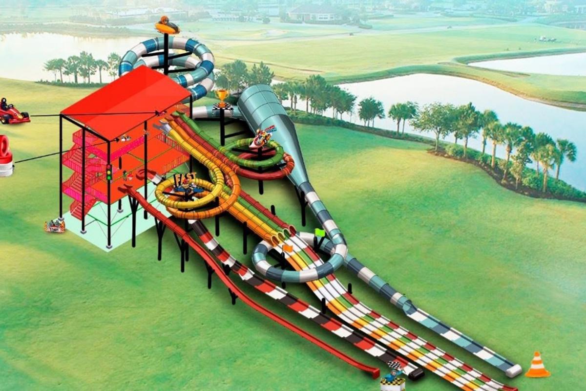 Imagen render de una de las zonas del parque acuático ‘Magic Sports’