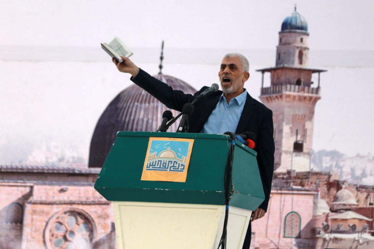 El líder de Hamás en Gaza, Yahya Sinwar