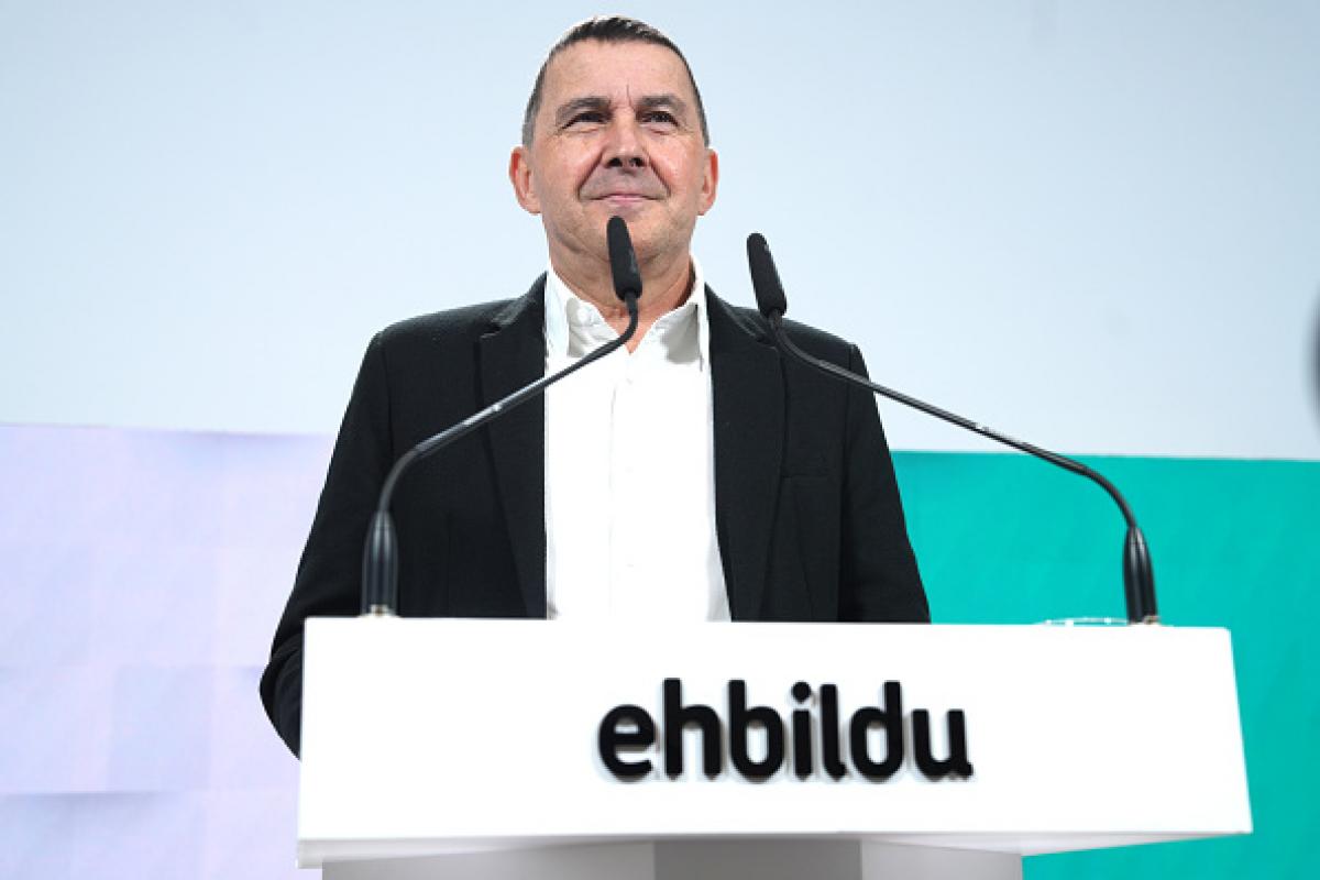 El coordinador general de EH Bildu, Arnaldo Otegi, en una imagen de archivo.