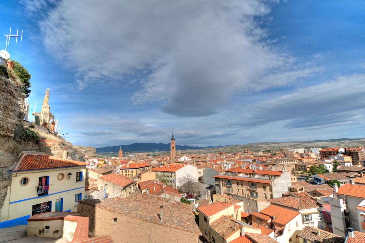 Vista de Calatayud (Zaragoza) donde se ha vendido el primer premio de la Lotería Nacional del jueves 18 de enero.