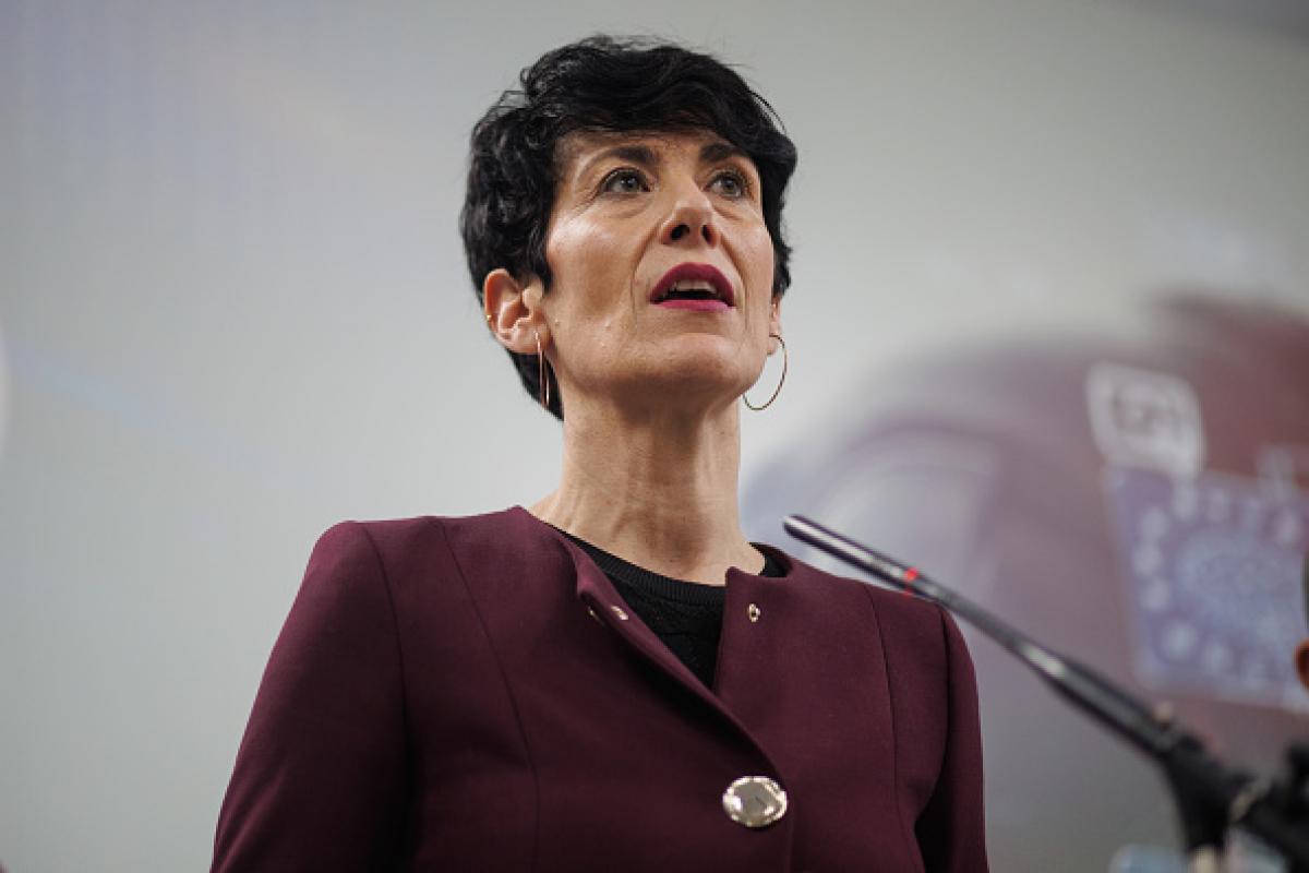 La ministra de Inclusión, Seguridad Social y Migraciones, Elma Saiz, en una imagen de archivo.