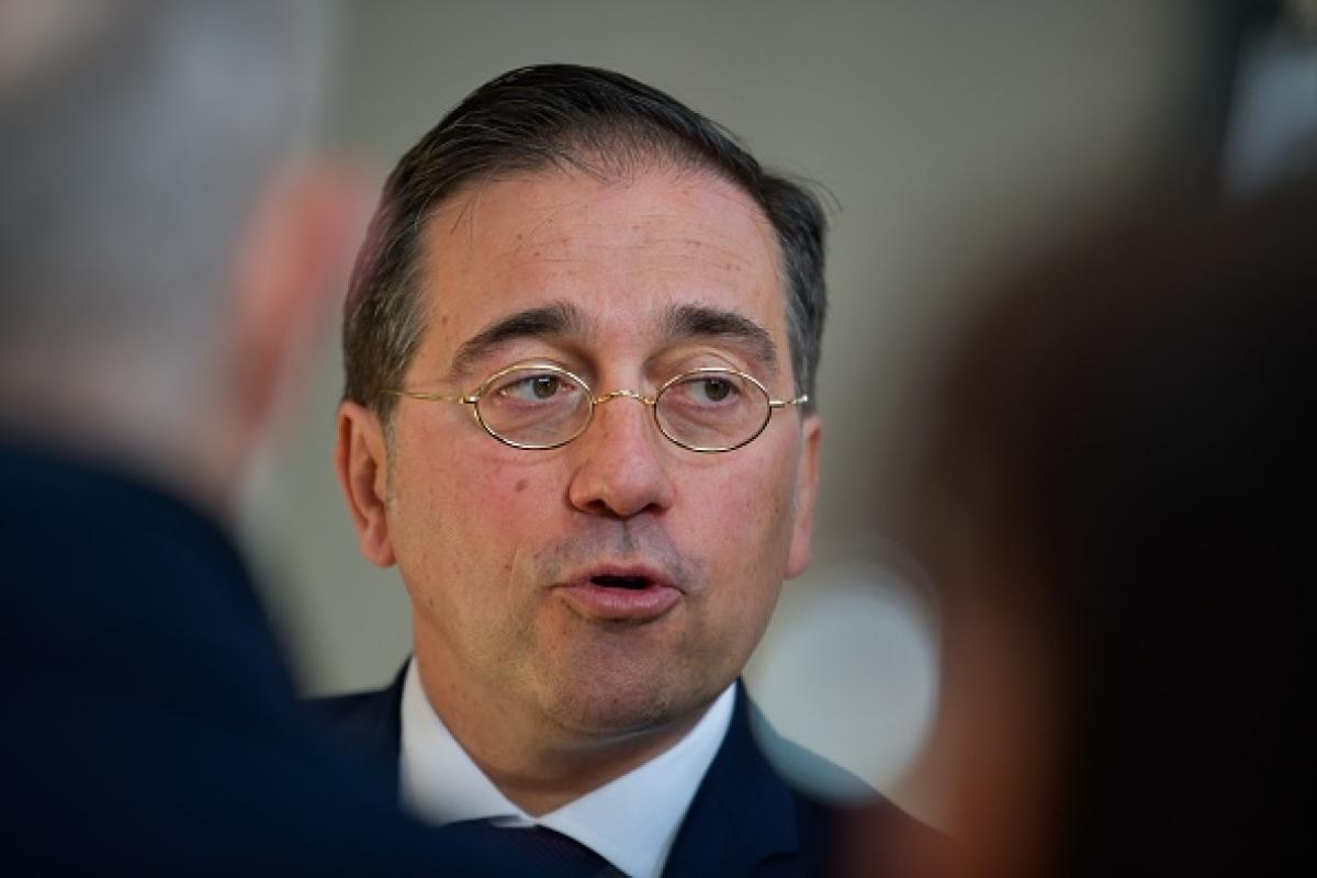 El ministro de Asuntos Exteriores, José Manuel Albares, en una imagen de archivo.