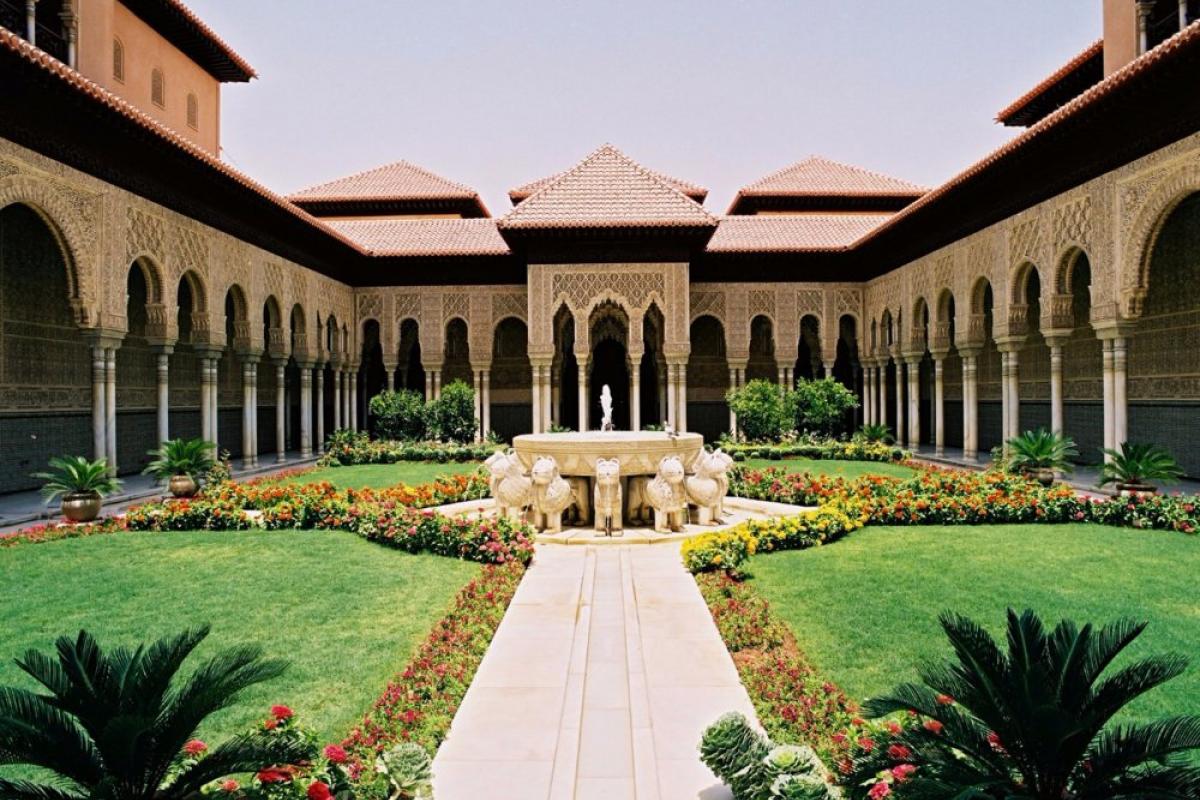 La réplica de la Alhambra, del príncipe Abdelaziz bin Fahd, en Riad.