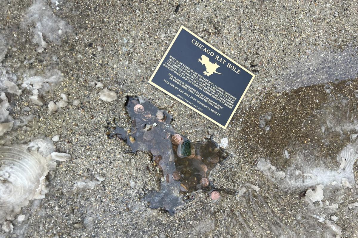 Agujero de la rata ('rat hole') en Chicago.