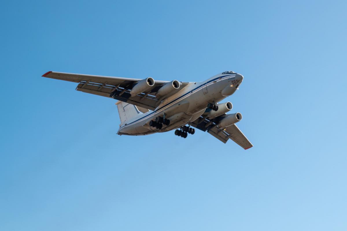 Imagen de archivo de un avión militar ruso IL-76.
