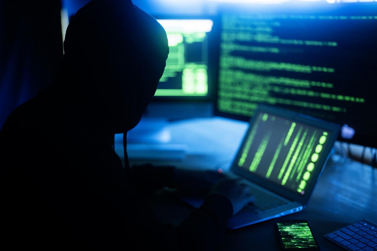 Imagen de archivo de un hacker.