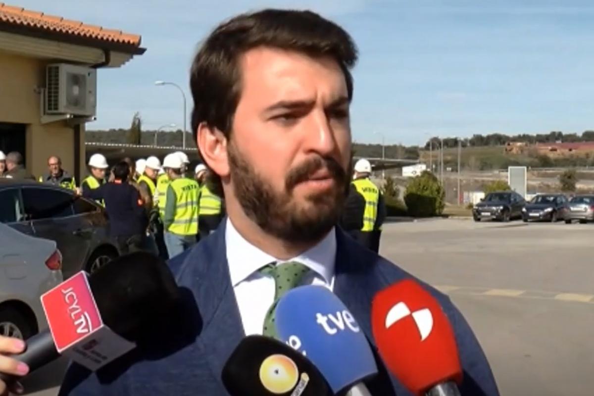 El vicepresidente de Castilla y León, Juan García-Gallardo