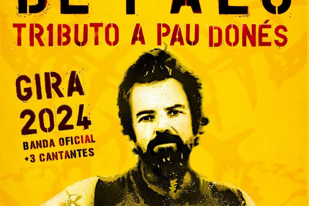 Cartel de la gira tributo a Pau Donés.