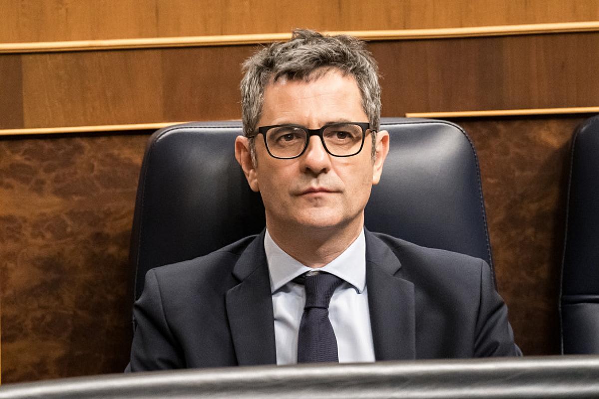 El ministro de Presidencia y Justicia, Felix Bolaños, en una imagen de archivo.