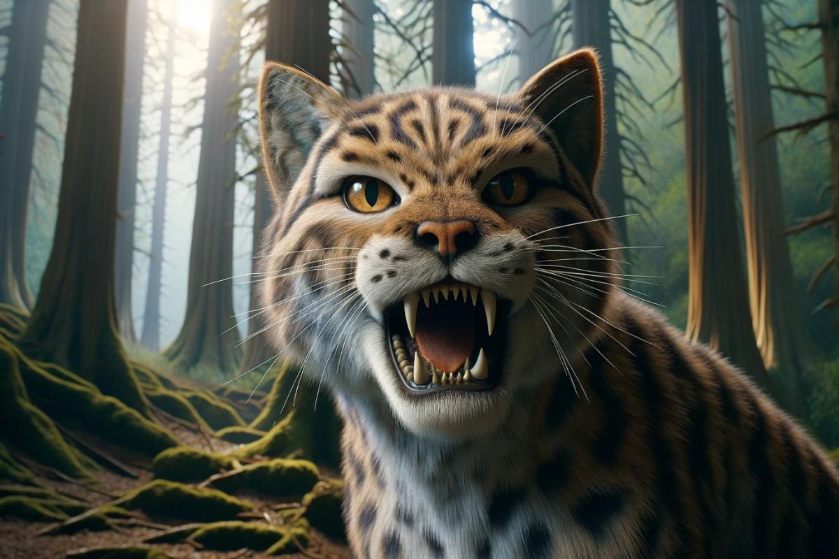 Imagen de IA de un felino de más de 15.000 años.