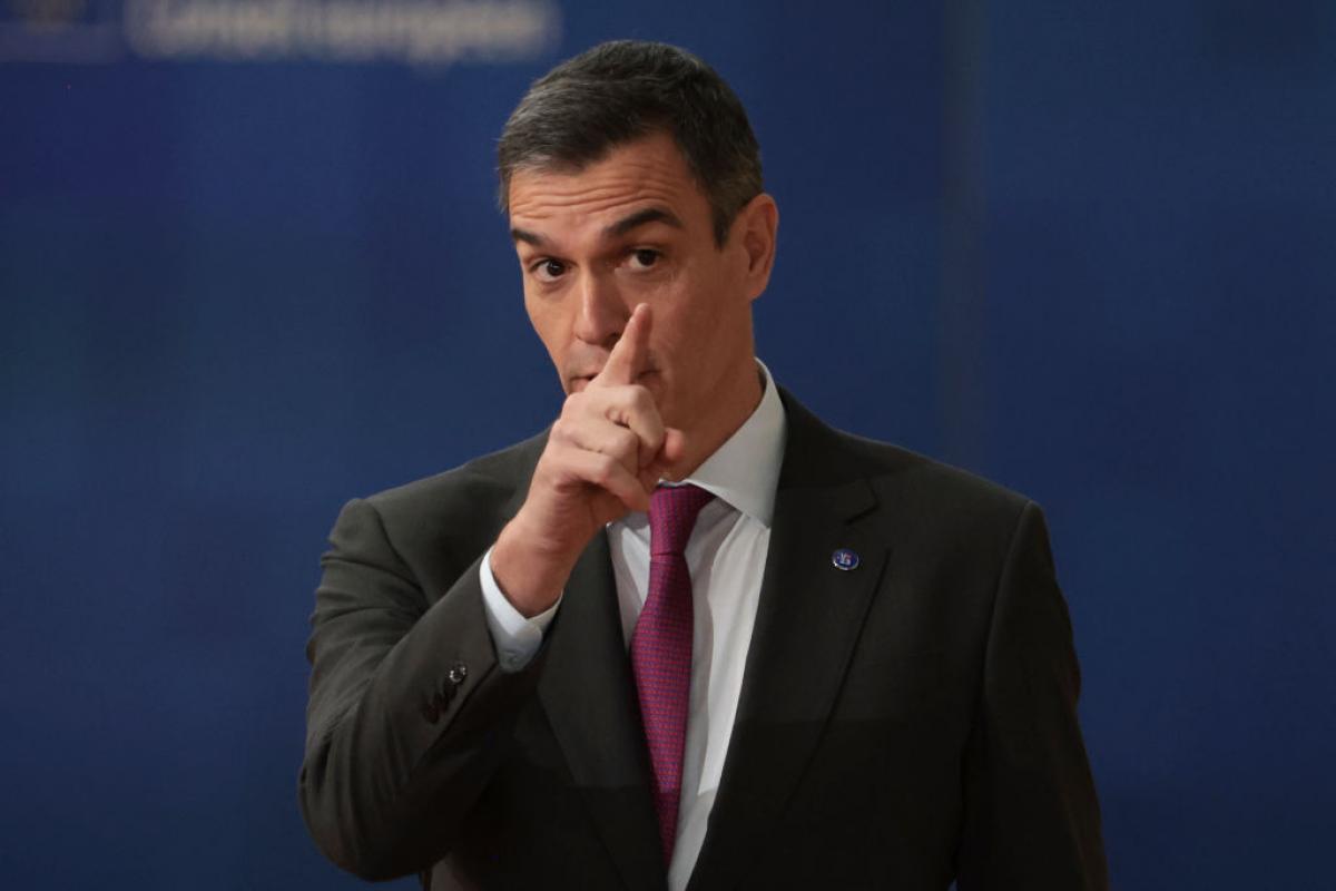 Pedro Sánchez, en un acto reciente en Bruselas