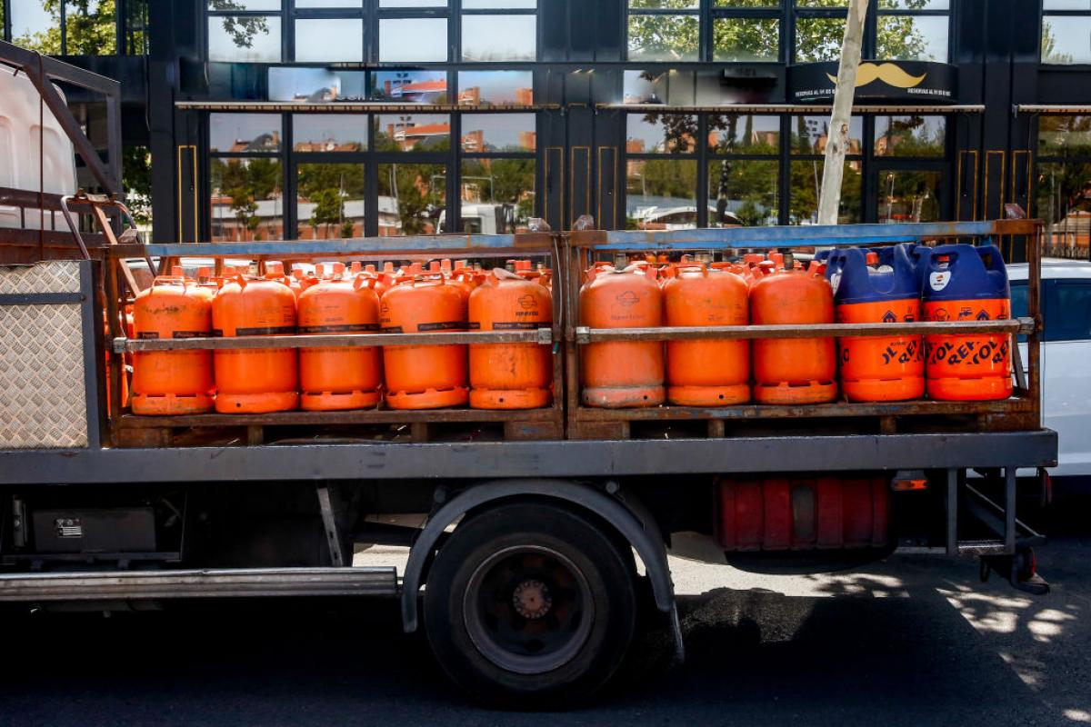 Varias bombonas de butano, en una imagen de archivo