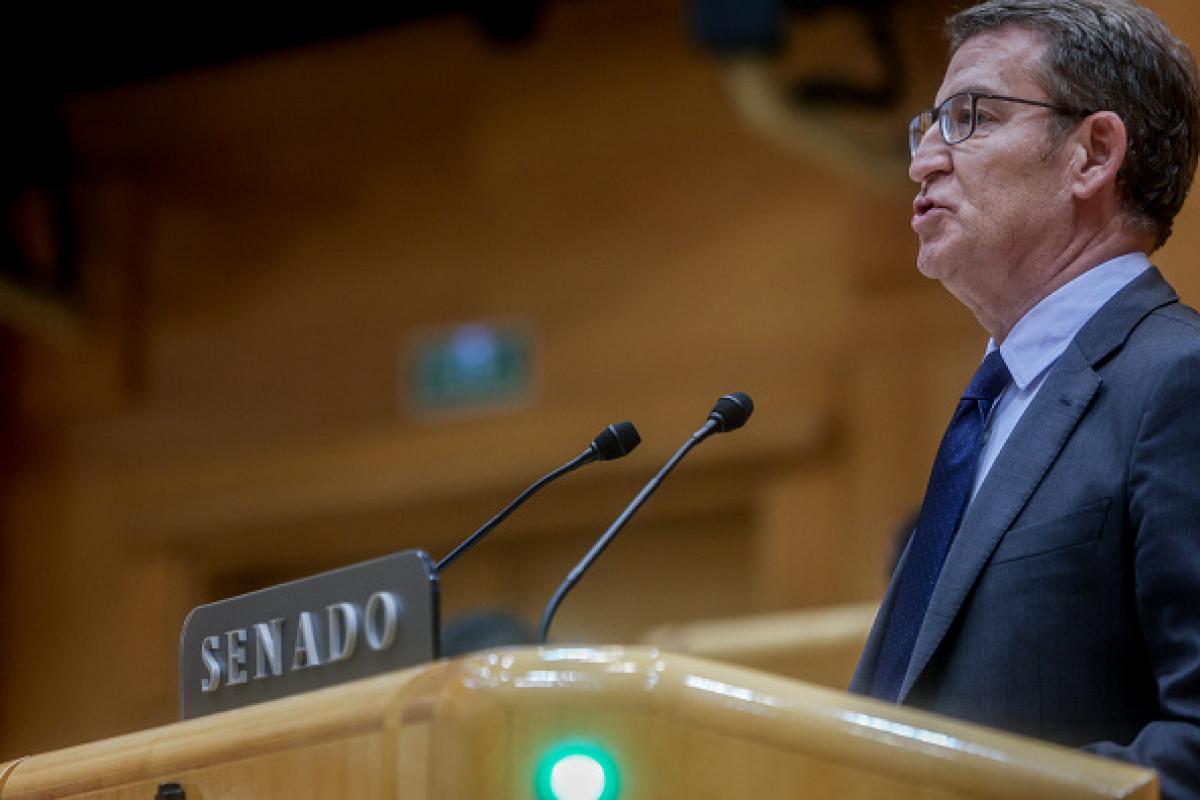 El presidente del PP, Alberto Núñez Feijóo, en una imagen de archivo.