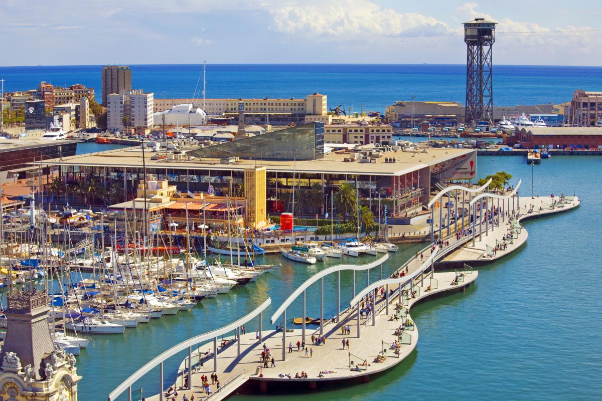 Imagen del puerto de Barcelona