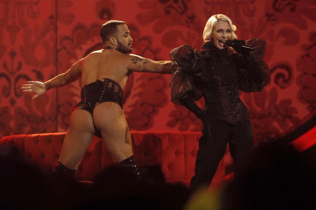 La actuación de Nebulossa en el Benidorm Fest.