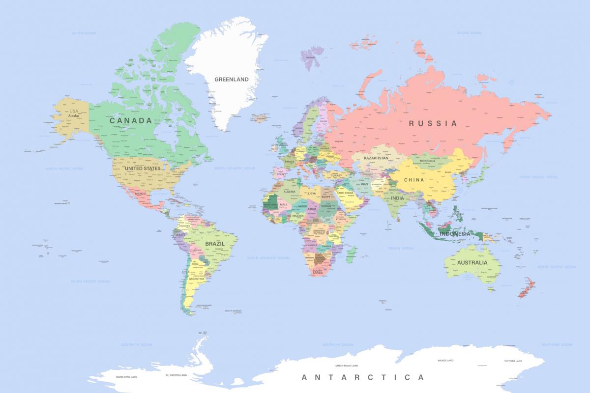 Mapa político del mundo