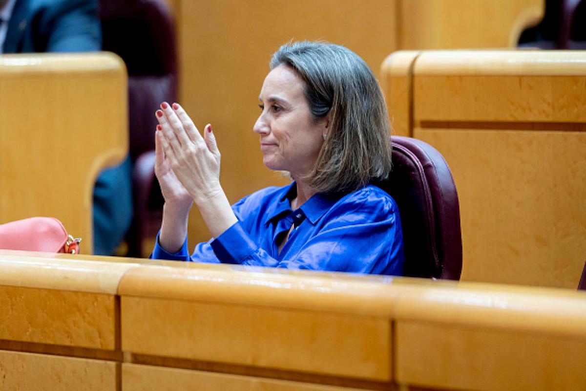 La secretaria general del Partido Popular, Cuca Gamarra, en una imagen de archivo.