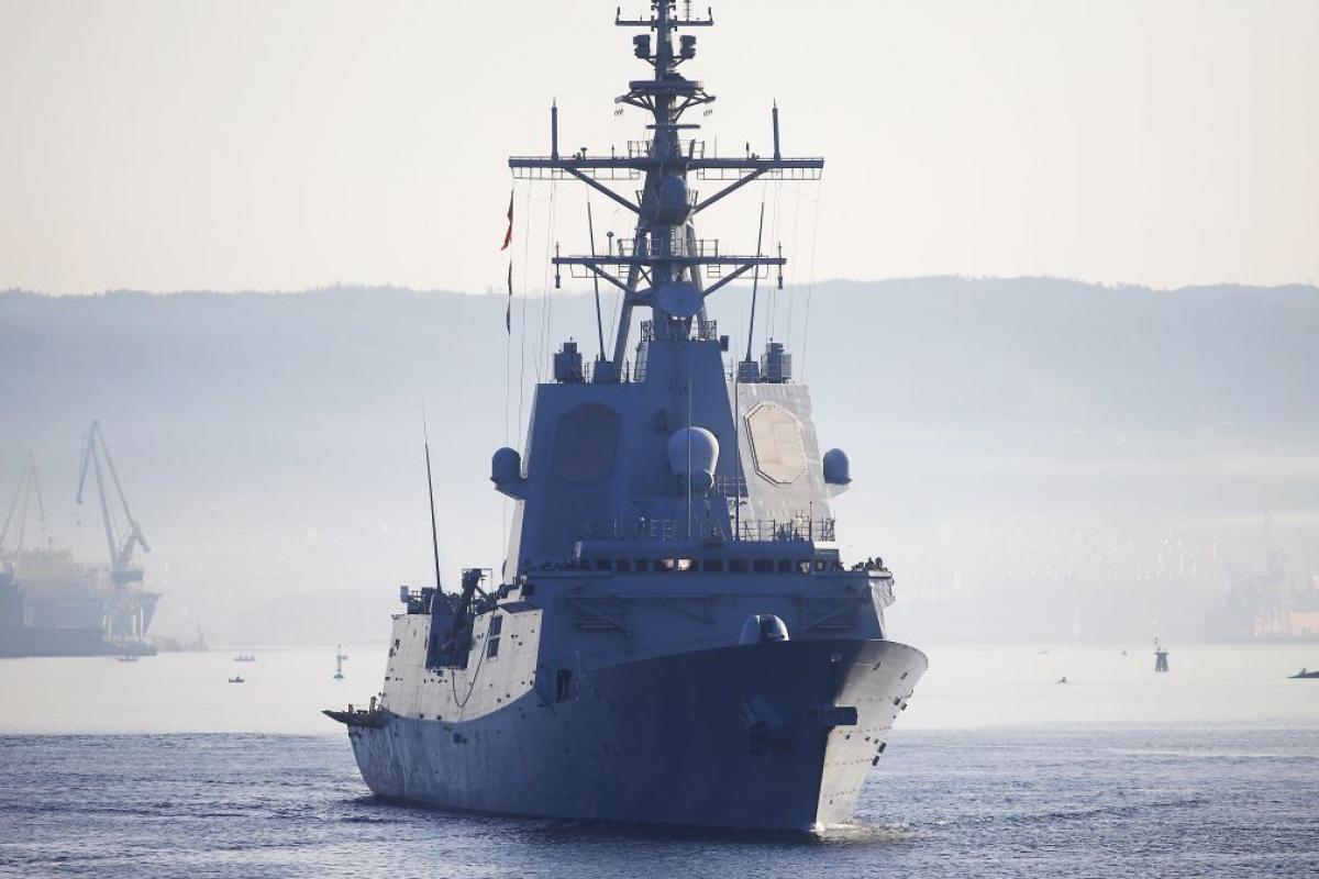 Un buque de la Armada española.