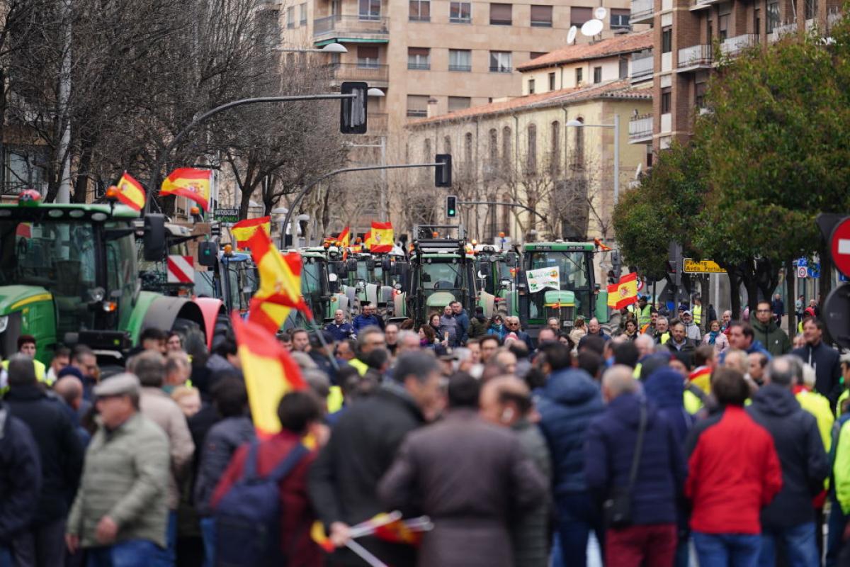 Manifestación a pie y motorizada del campo en Salamanca este jueves