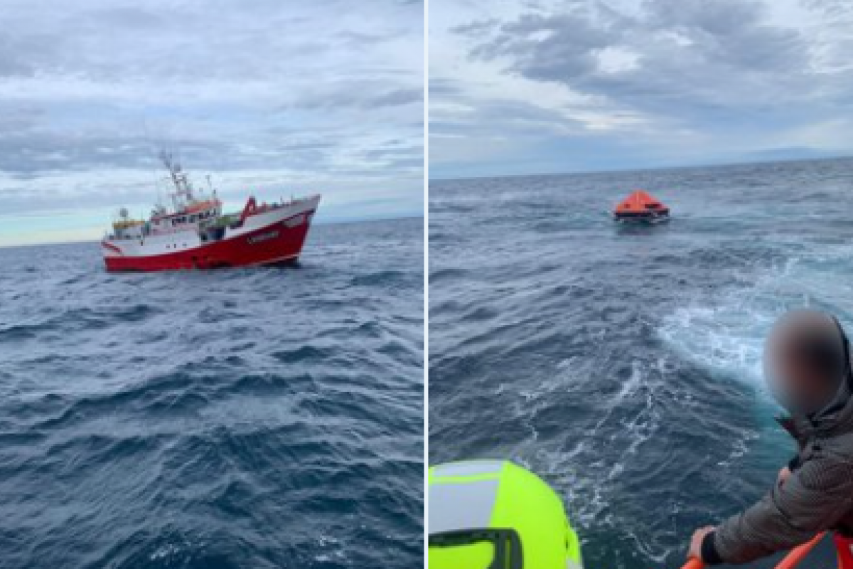 Imágenes de Salvamento Marítimo.