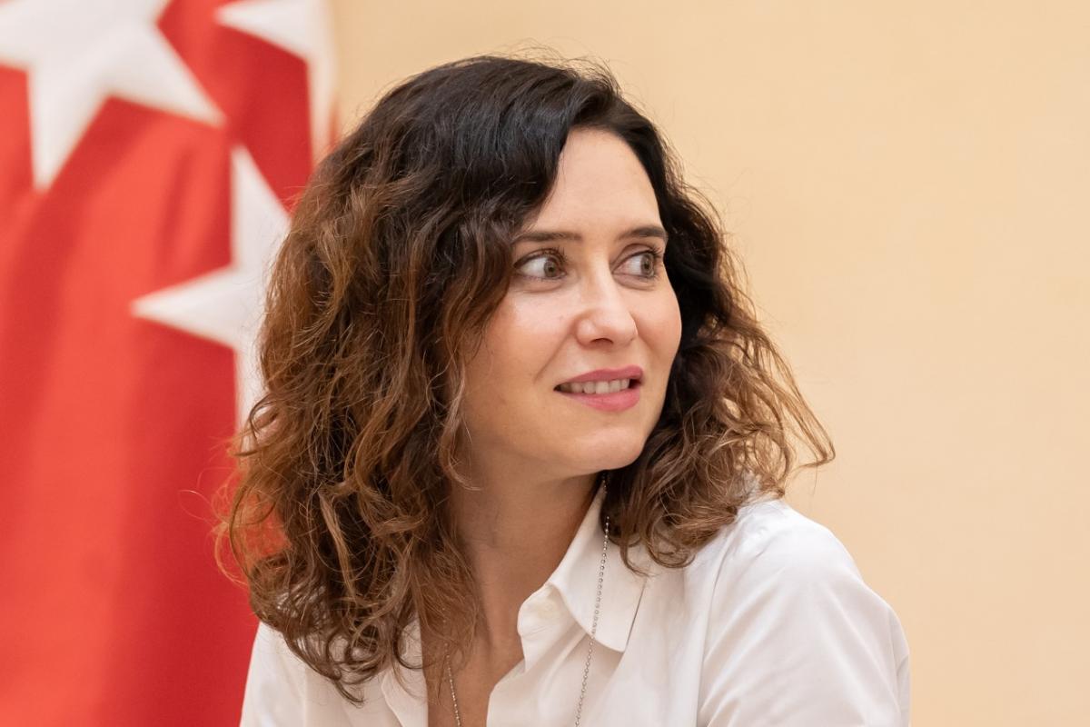 La presidenta de la Comunidad de Madrid, Isabel Díaz Ayuso.