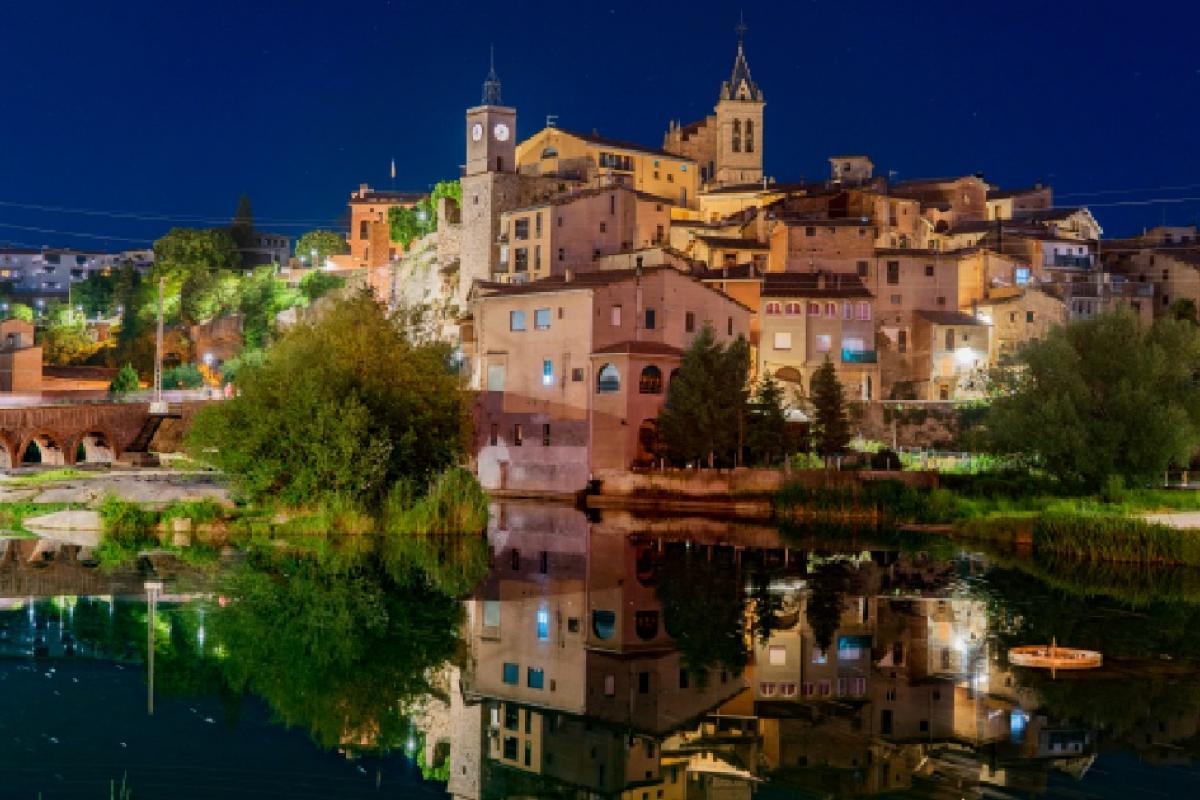 Vista de Gironella (Barcelona).