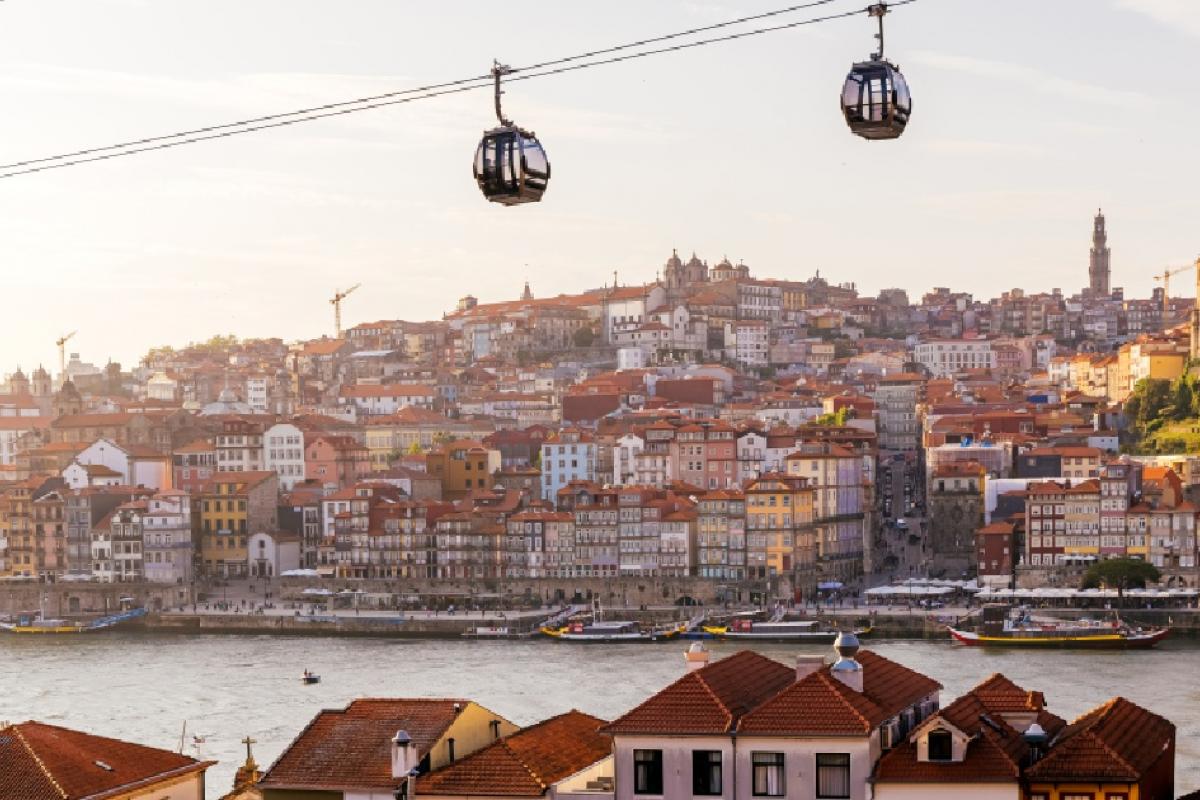 Vista de Oporto.