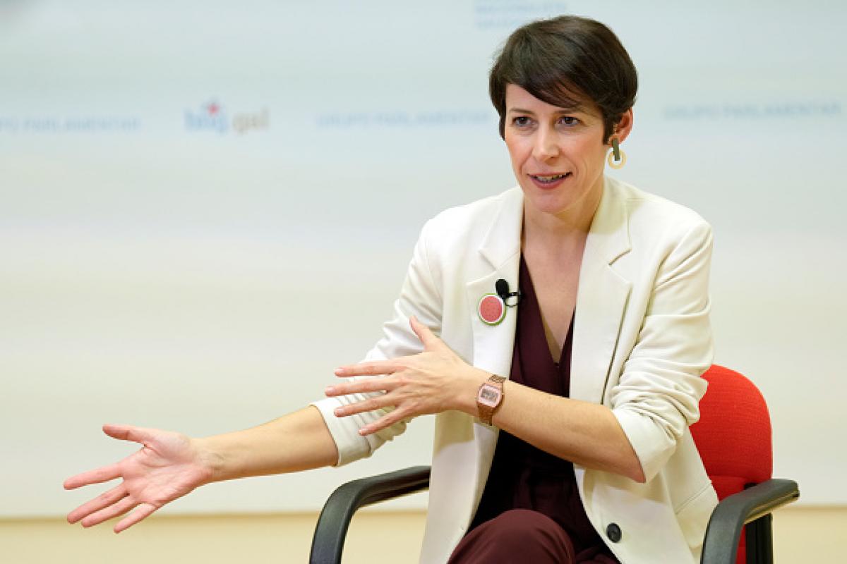 La líder y candidata del BNG al 18-F, Ana Pontón.