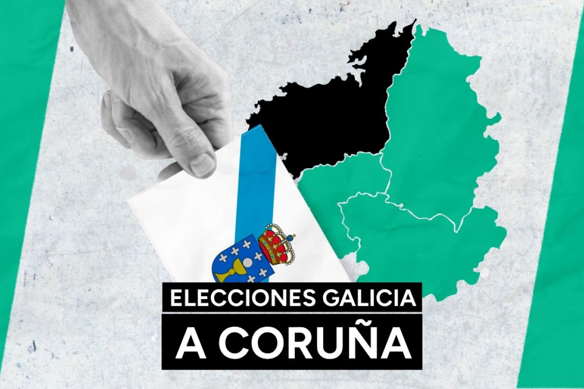 Resultado de las elecciones gallegas en A Coruña de 2024