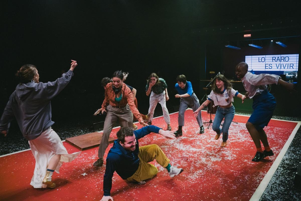 Escena de 'Así hablábamos' de la compañía La Tristura.