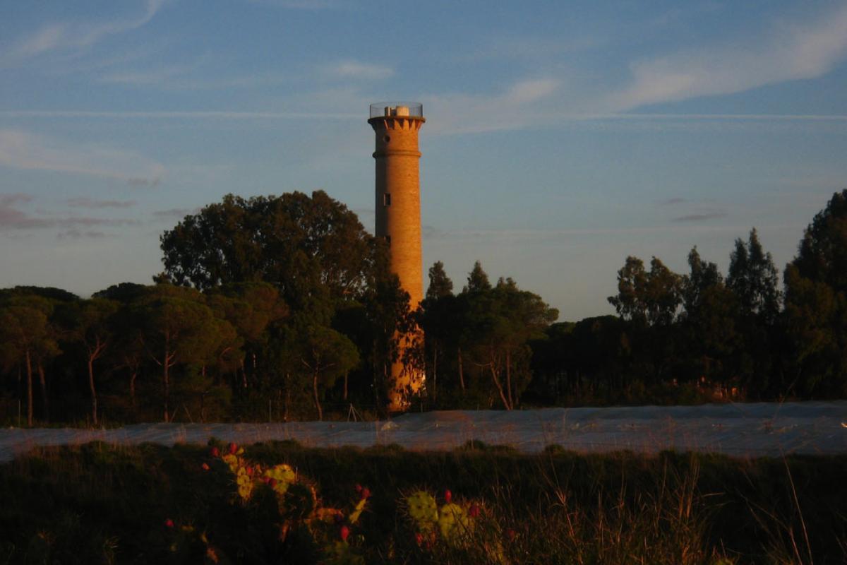 Faro de San Jerónimo, en Sanlúcar de Barrameda.