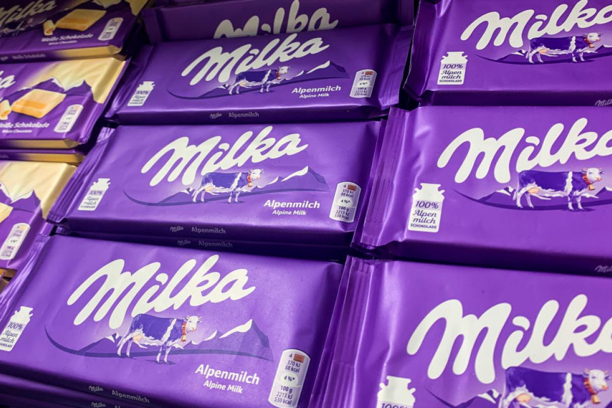 Chocolate Milka, en una imagen de archivo