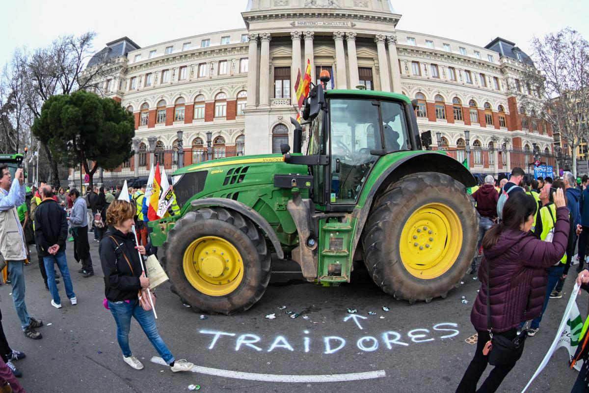 Huelga de agricultores en directo