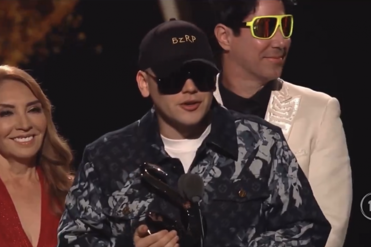 Bizarrap, en los Premios Lo Nuestro.