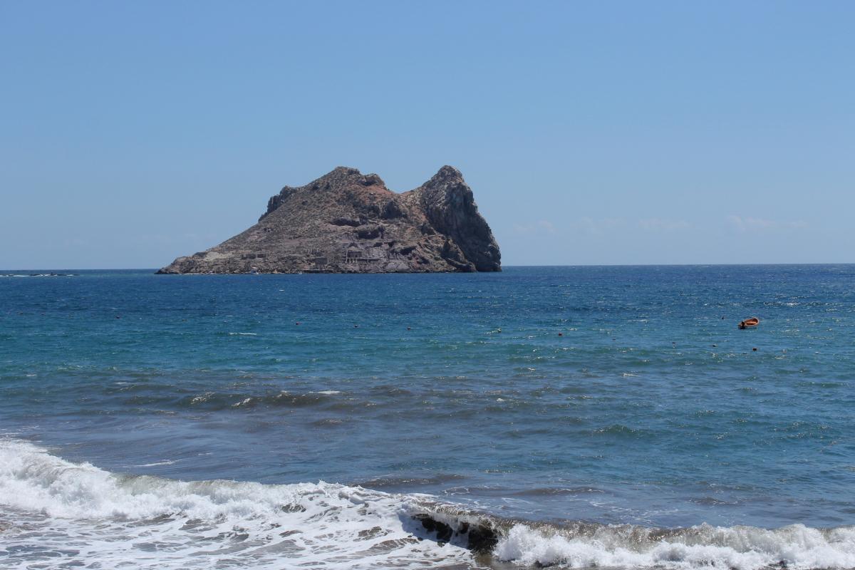La isla del Fraile, frente a las costas de Murcia.
