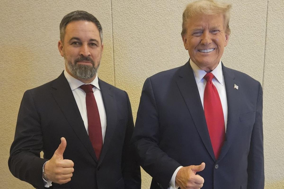 Santiago Abascal y Donald Trump