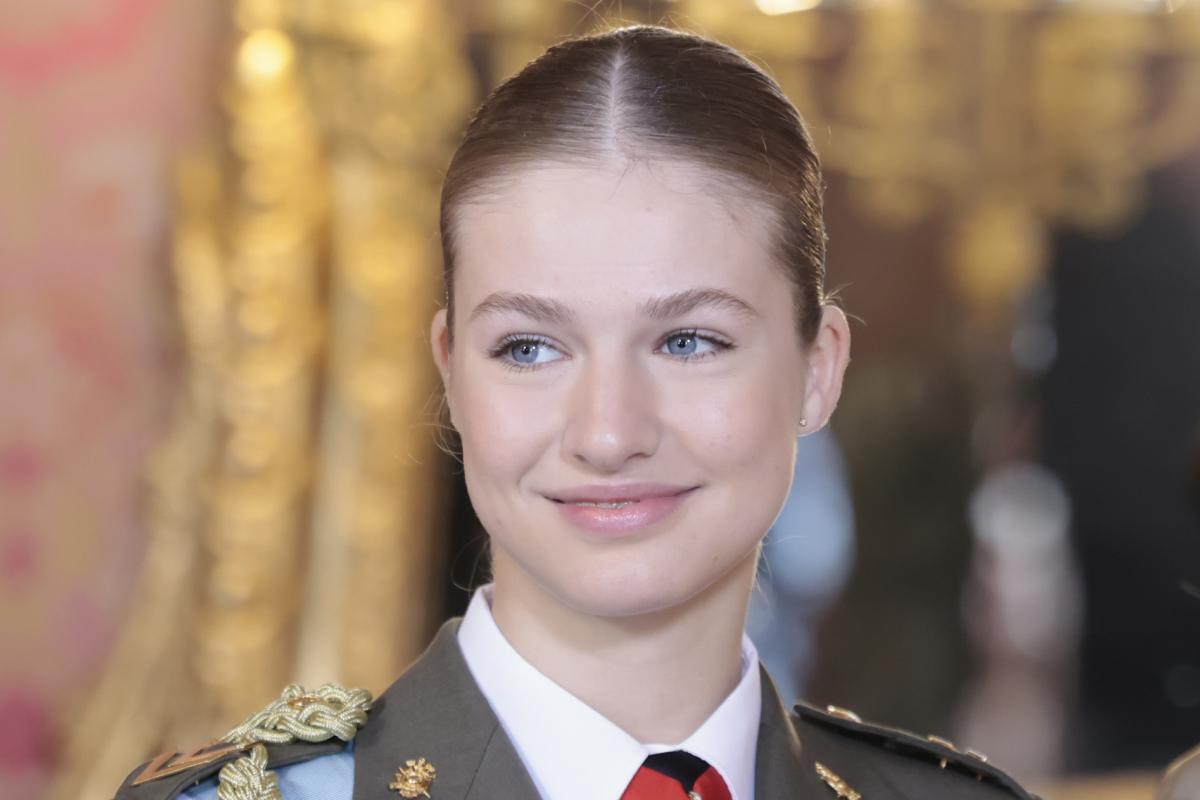 La princesa Leonor, en la Pascua Militar el 6 de enero de 2024.