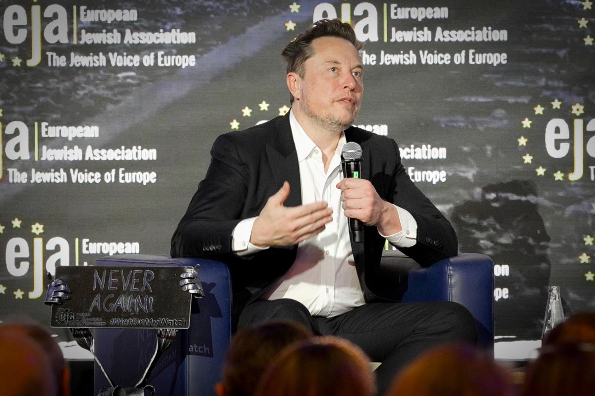 Elon Musk, fotografiado en Cracovia (Polonia) el 22 de enero de 2024.