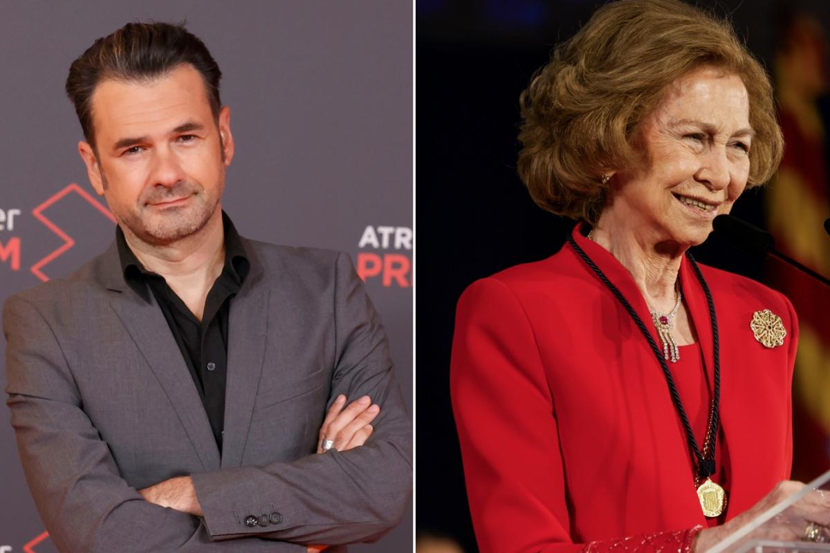 Iñaki López y la reina Sofía