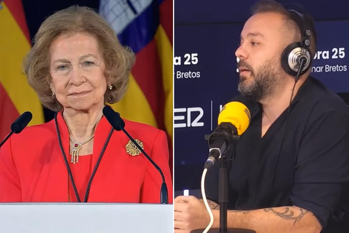 La reina Sofía y Antonio Maestre