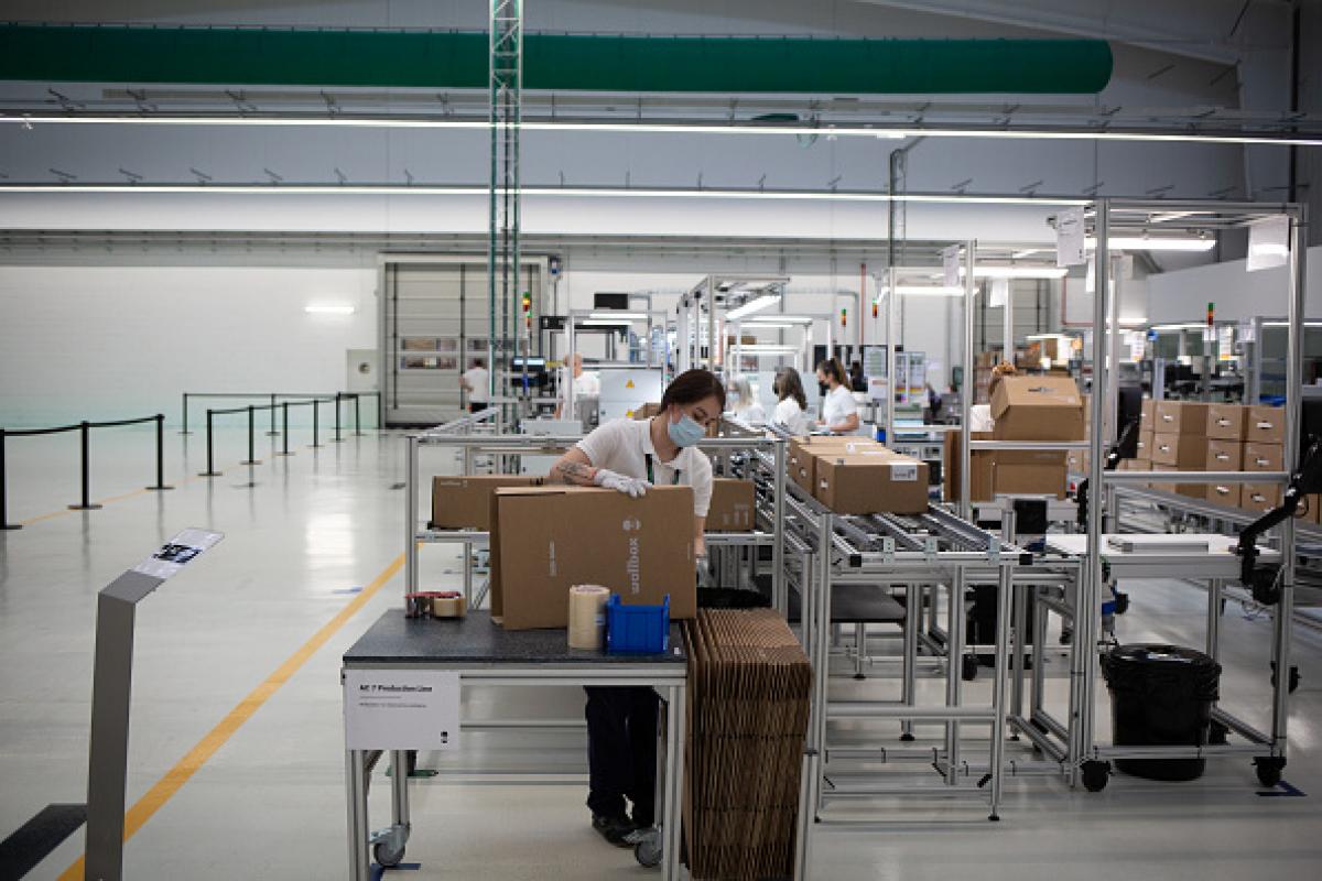 Imagen de archivo de la planta de Wallbox en Barcelona.