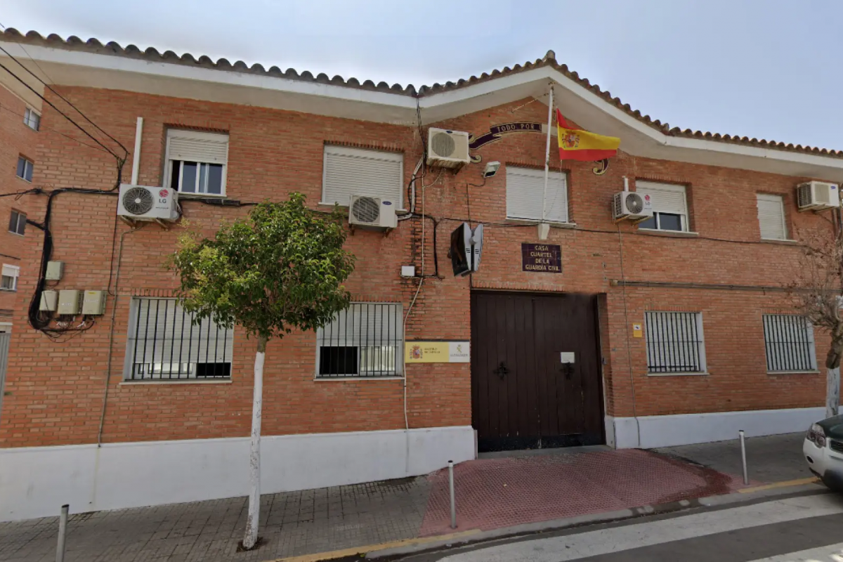 Cuartel de la Guardia Civil en Barbate.
