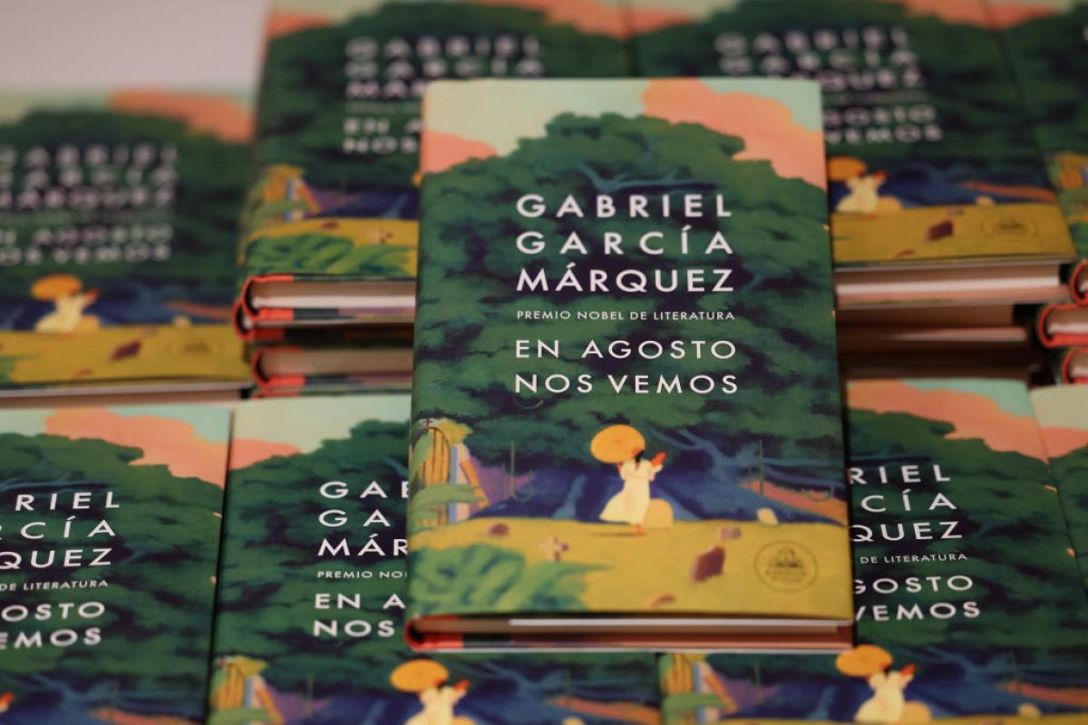 Portada de la novela inédida de Gabriel García Márquez, 'En agosto nos vemos'.