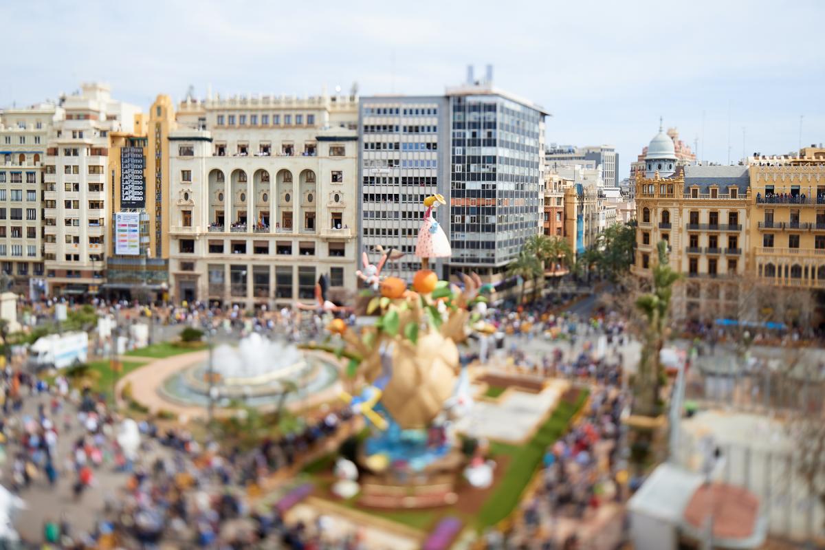 Fallas de Valencia de una edición anterior.
