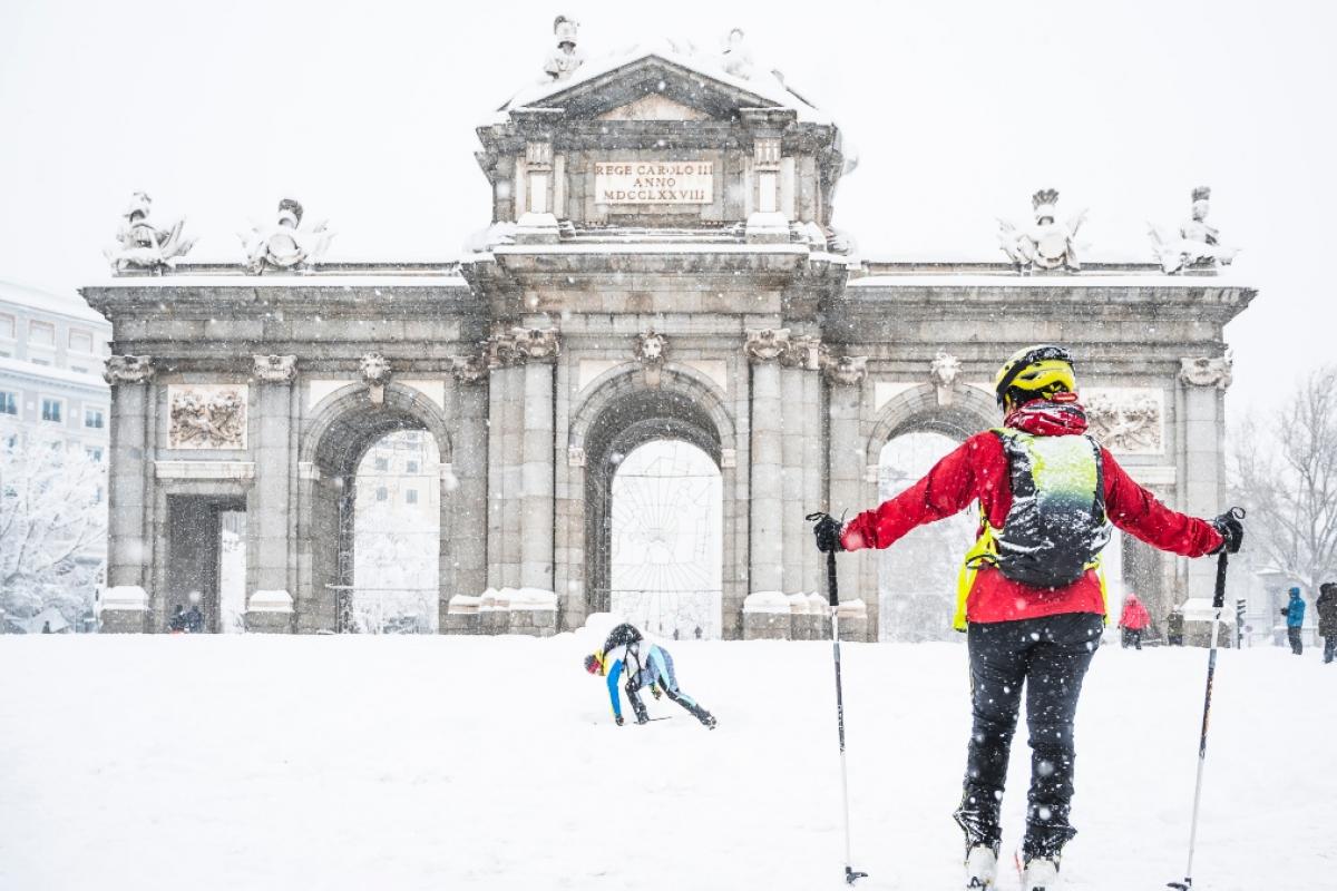 La nieve llega a Madrid