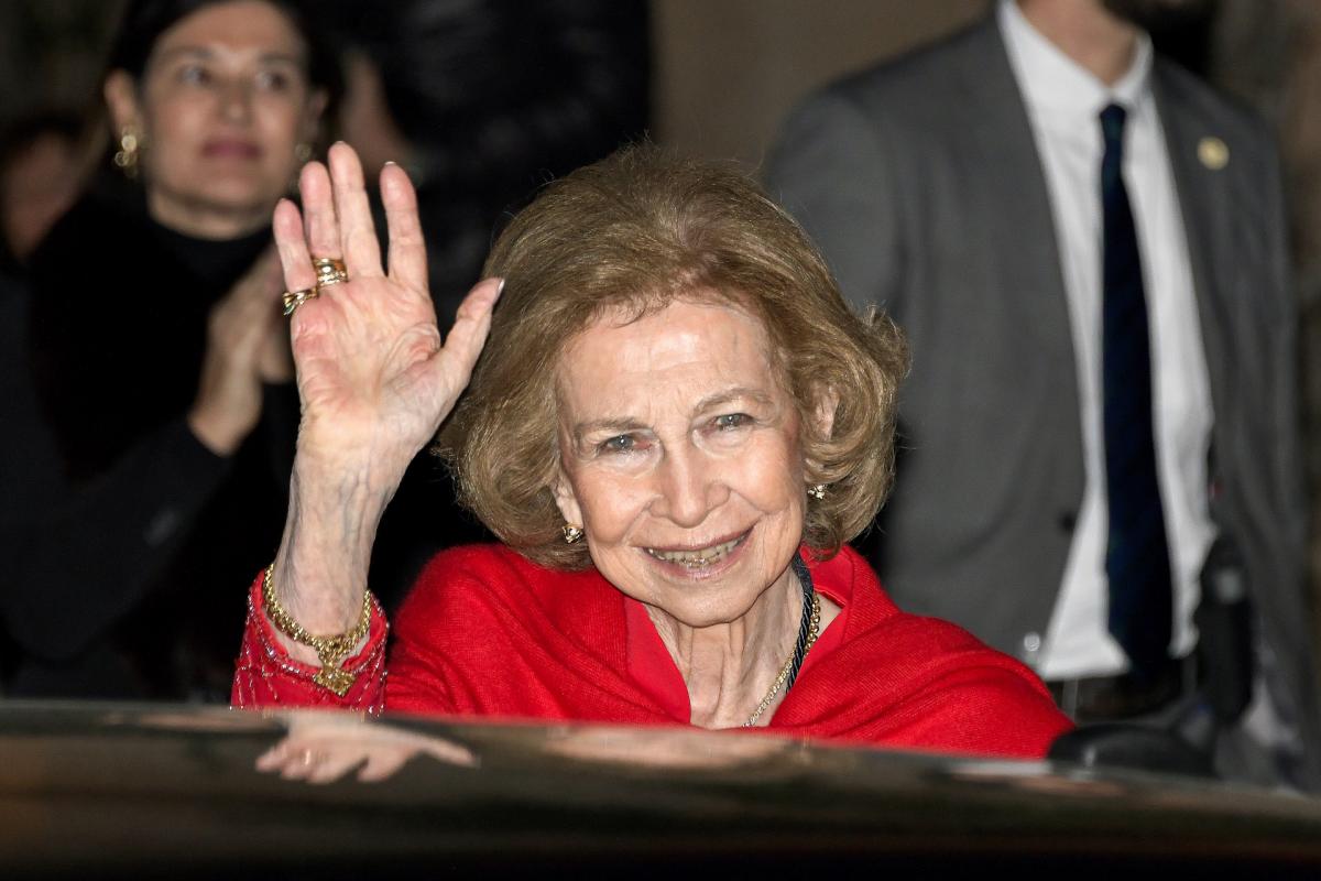 La reina Sofía, fotografiada el 29 de febrero de 2024 en Mallorca.