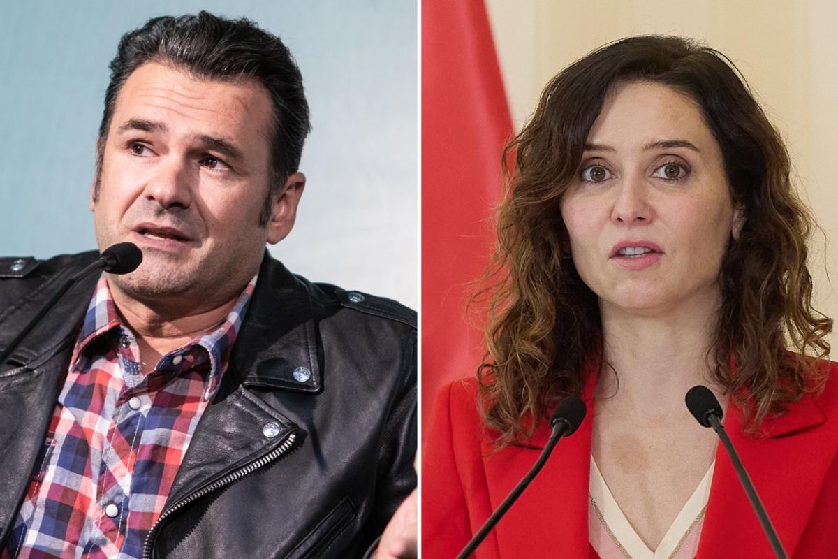 Iñaki López y Isabel Díaz Ayuso