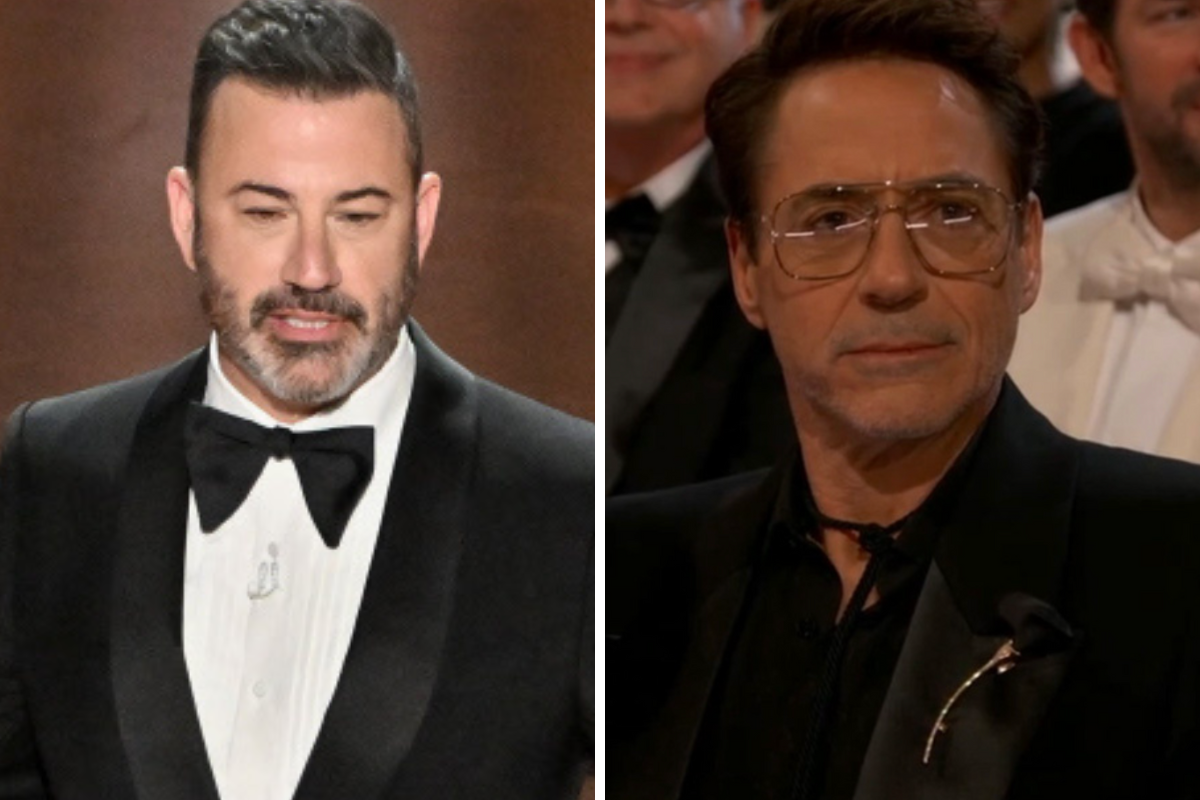 Jimmy Kimmel y Robert Downing Jr.