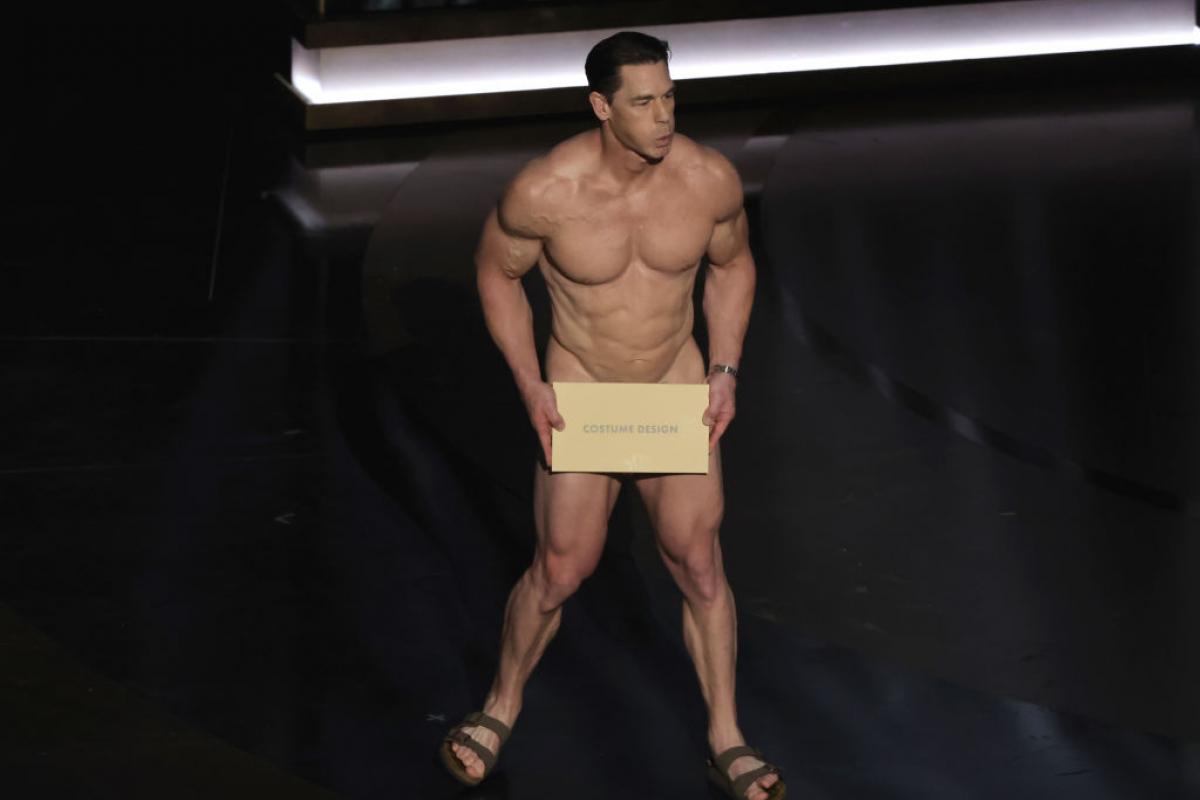John Cena, en los Premios Oscar 2024.