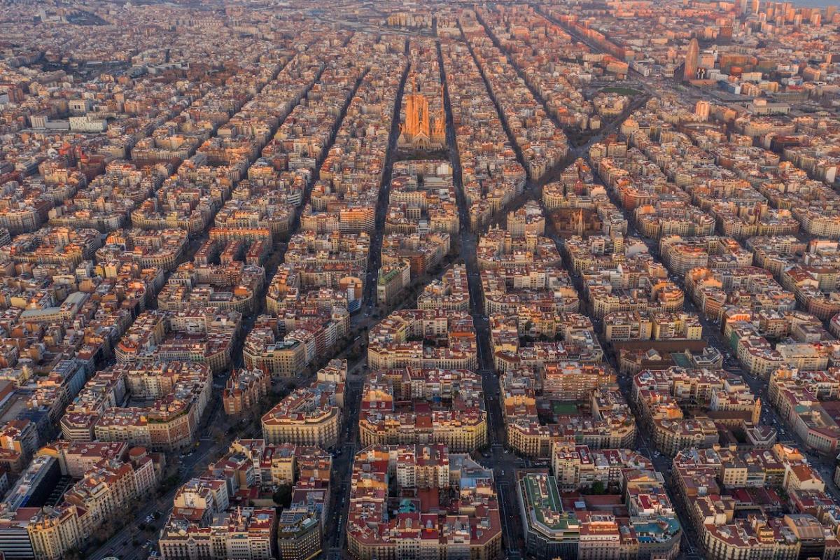 Vista de la Sagrada Familia, en Barcelona.